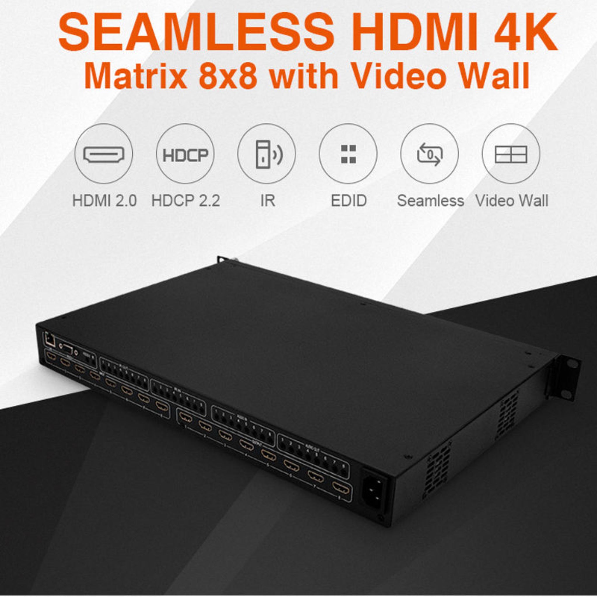 MatrixForge HDMI 8x8 Pro AV Router